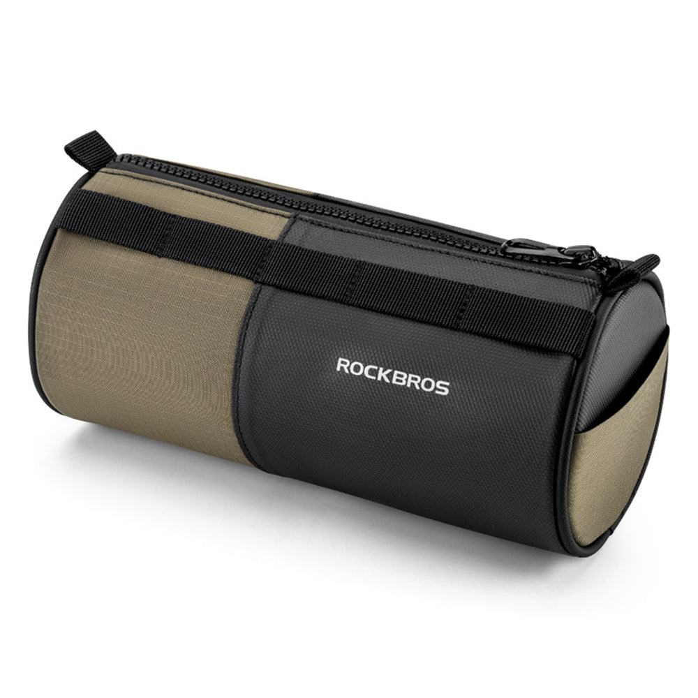 ROCKBROS W007 Bicycle Handlebar Hanging Bag Polyester+PU Bike Front Cylinder Bag ROCKBROS W007 Bicycle Handlebar Hanging Bag Polyester+PU Bike Front Cylinder Bag